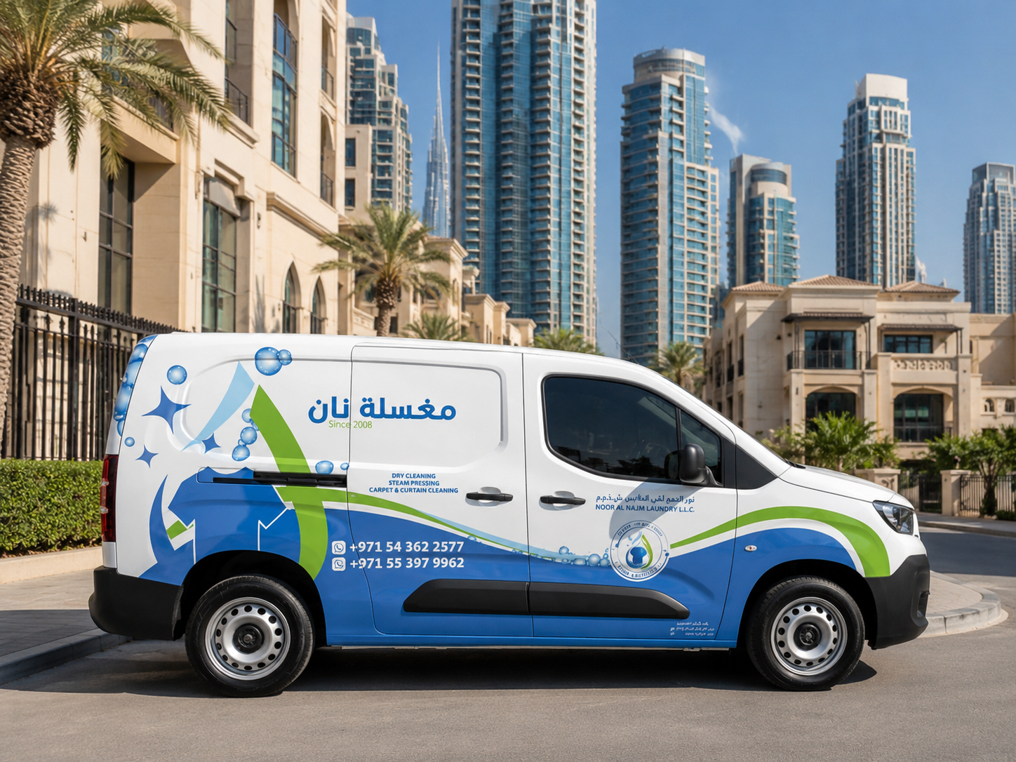 NAN Luxury Laundry Van Delivery Dubai